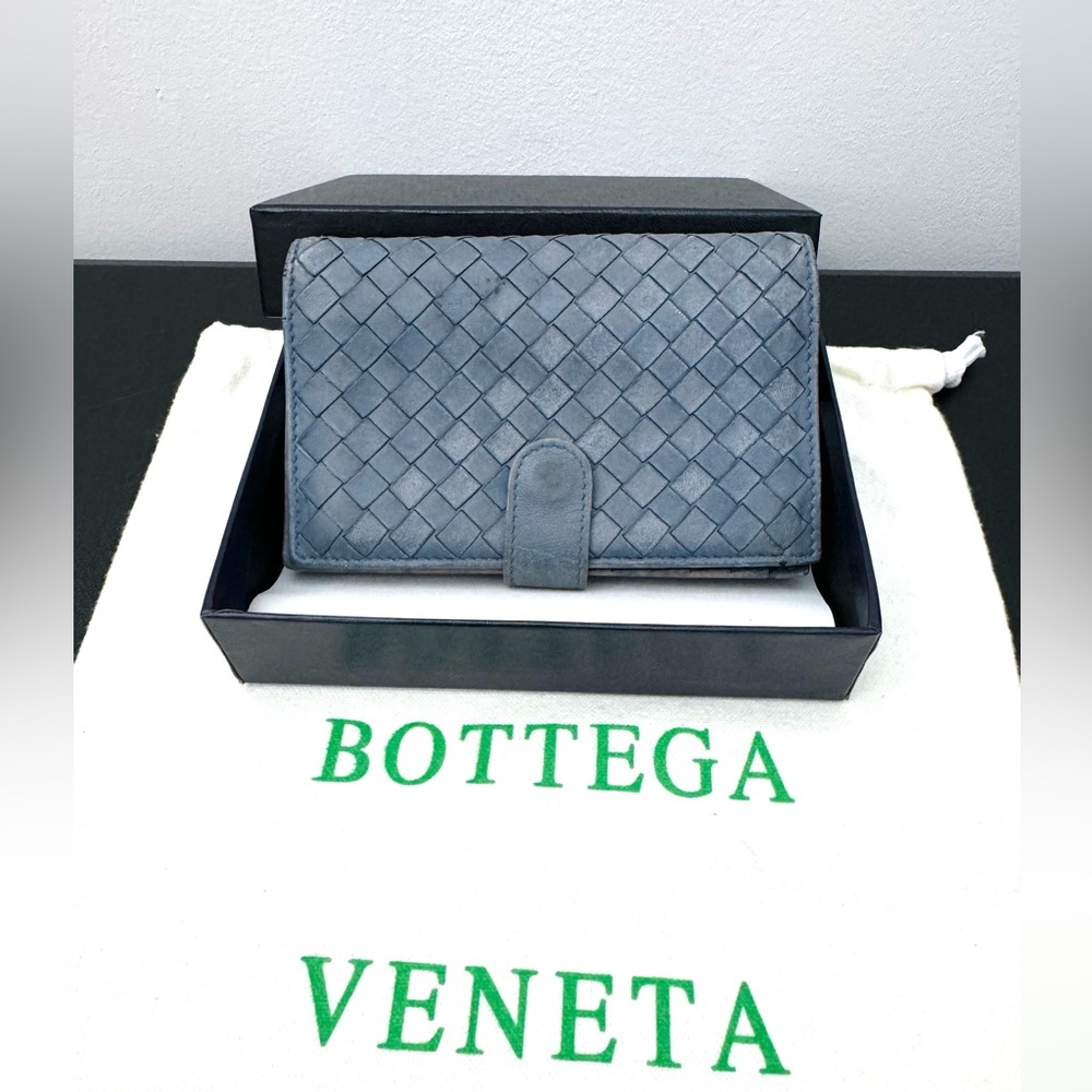 Authentic Bottega Veneta Intrecciato Wallet Made in Italy B01472609H
